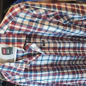 Wrangler plaid XL mens